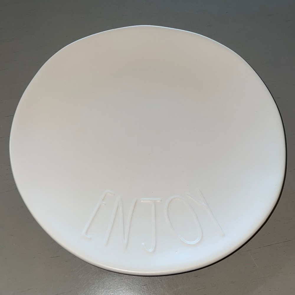 Rae Dunn 8” Enjoy Plate
